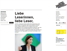 Tablet Screenshot of kunstsammlung.de